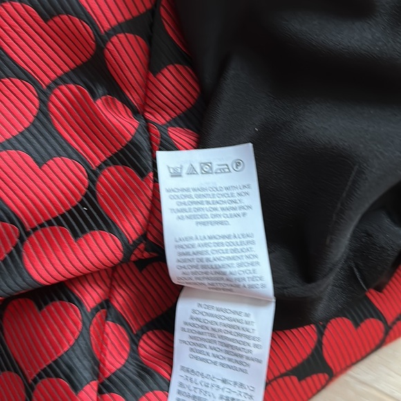 J. Crew Faux wrap skirt in Jacquard Hearts - Picture 5 of 9